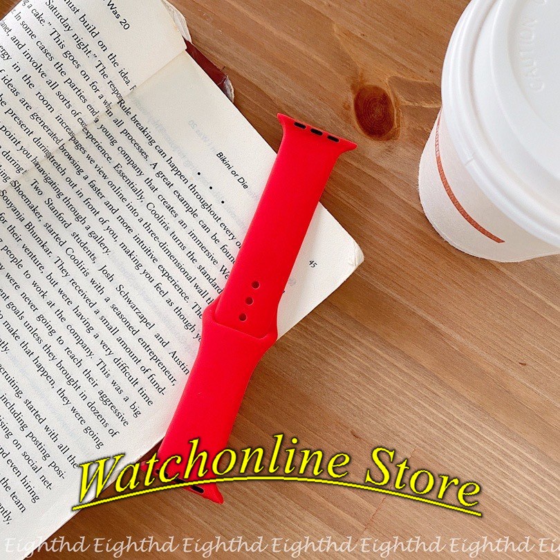Dây Đeo Silicon Cho Đồng Hồ Thông Minh Ultra 8 7 6 SE 5 4 3 2 1 Size 49mm 41mm 45mm 44mm 40mm 42mm 38mm