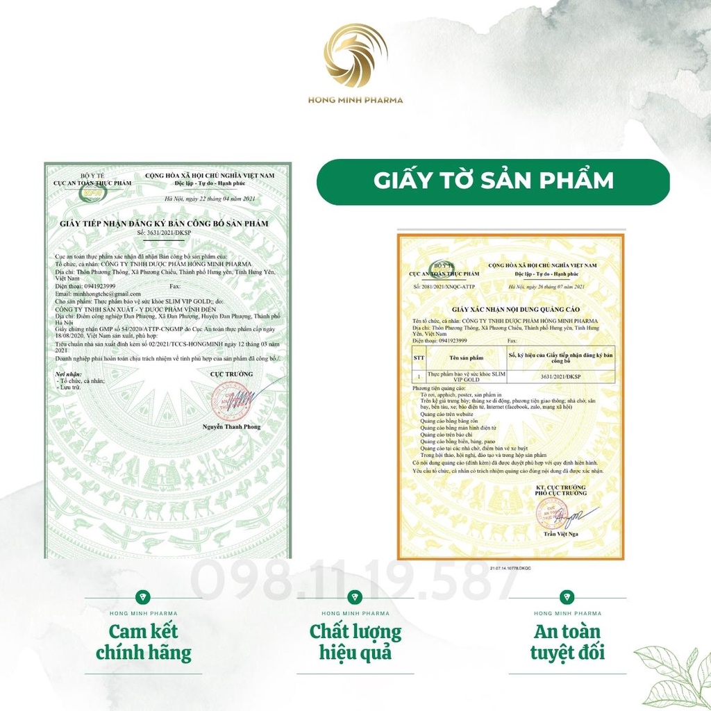 Viên Uống SLim Vip Gold Mới Chính Hãng - Mua 1 Tặng 1 - Lấy Lại Vóc Dáng, Giảm Cân Dễ Dàng, Giảm Nhanh 3-10Kg