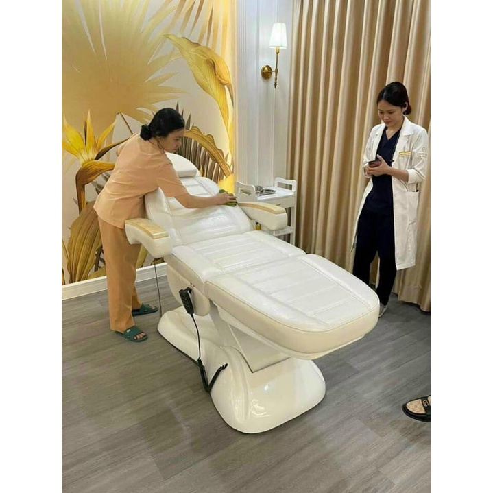 [ Shopspa.vn186 ] Giường Phun Xăm Spa | Giường Tiêm Filler Tiểu Phẫu | Giường Chỉnh Điện 3 Động Cơ Cao Cấp