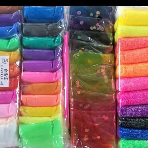Đất Sét, Đất Nặn Tự Khô Siêu Nhẹ 12-36 Màu An Toàn.Nguyên liệu làm slime bơ slam mây