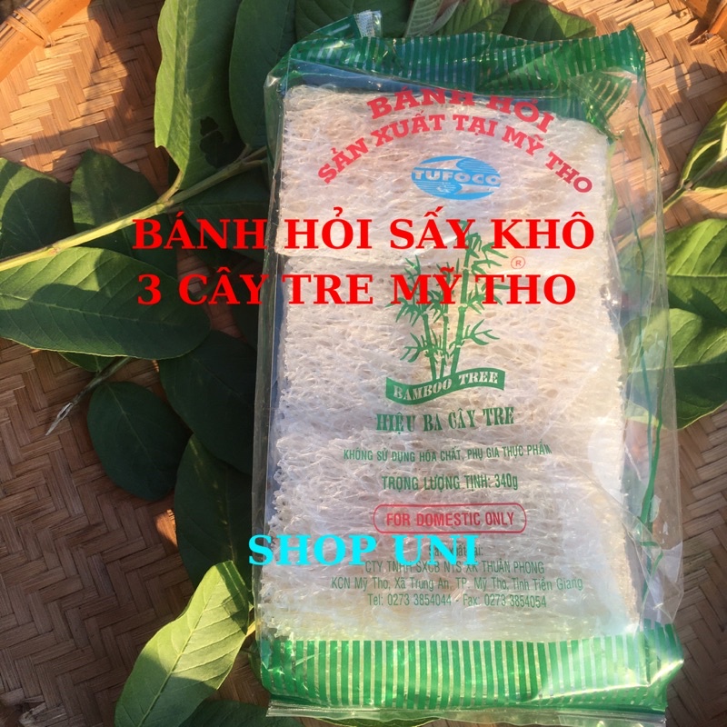 Bánh hỏi khô sấy tươi không hóa chất không phụ gia thực phẩm hàng xuất khẩu Ba Cây Tre