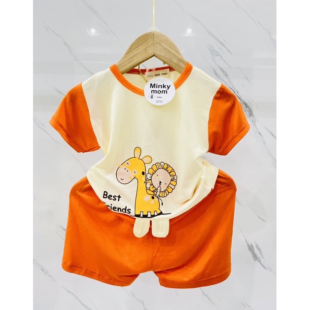 Bộ thun lạnh 3 lỗ minkymom từ 7 -18kg