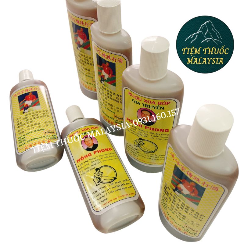 Dầu Xoa Bóp Hồng Phong 100ml