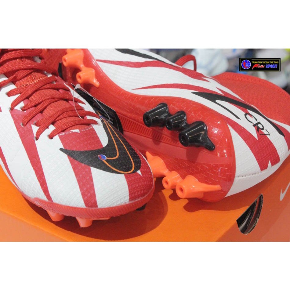 Giày đá bóng Vapor 14 Academy AG - ĐỎ CR7(size39-45)