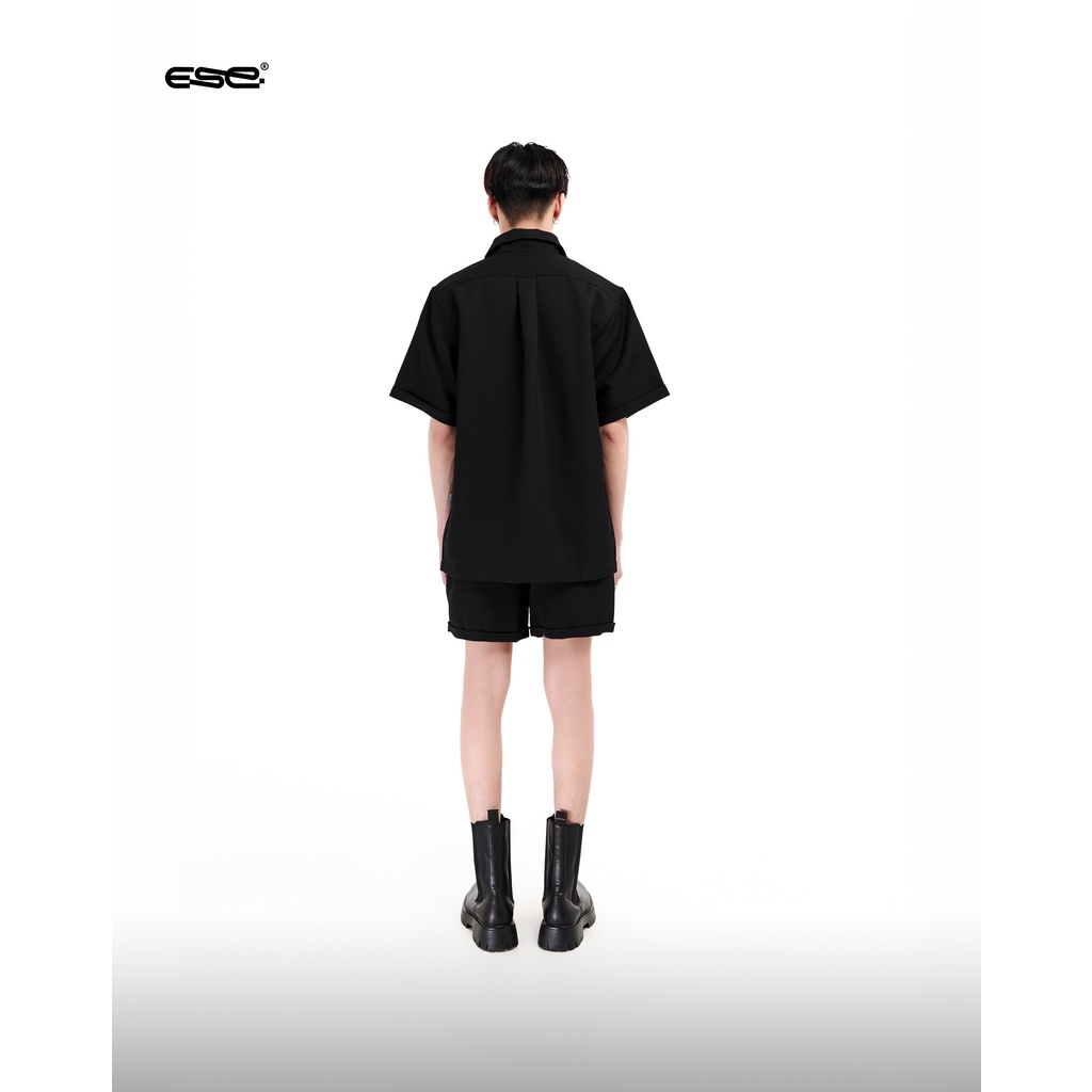 QUẦN SHORT ĐEN - SS23 E1 BLACK SHORT