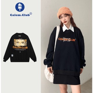 Calem Club - Áo Sweater hình VENUS họa tiết cô gái form rộng chất nỉ lót bông