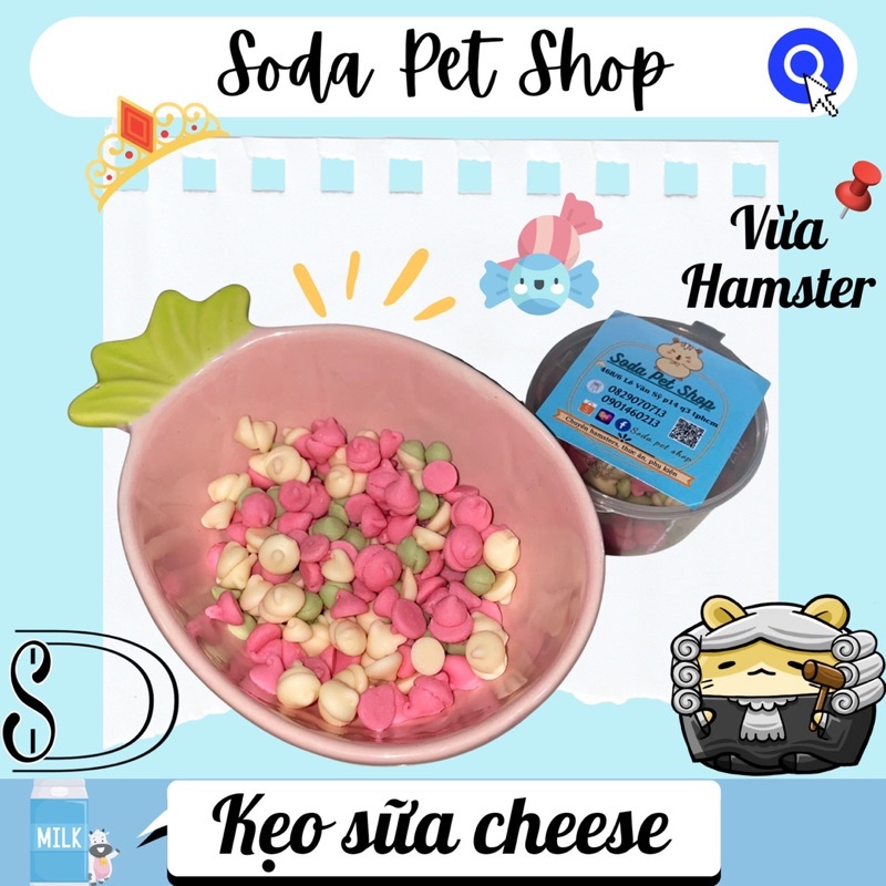 Kẹo Sữa Cheese Cho Hamster