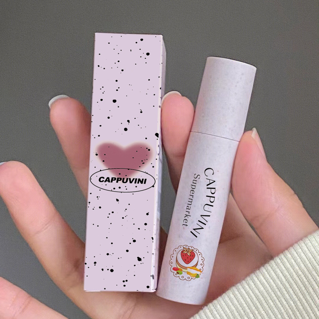 Son Môi CAPPUVINI Mềm Mịn Như Nhung Chống Nước Lâu Trôi Dưỡng ẩm