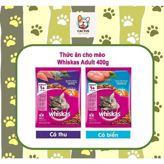 Hạt whiskas thức ăn cho mèo 400g