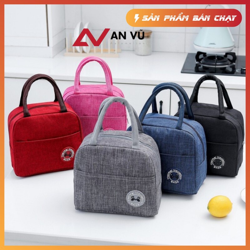 (LOẠI 1) Túi đựng cơm trữ sữa giữ nhiệt nóng lạnh cao cấp lớp cách nhiệt cực dày lót nhôm xịn
