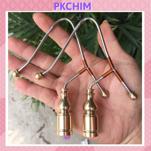 Móc đồng Pkchim móc lồng bẫy chào mào,chích chòe xoay 360 độ phụ kiện lồng chim