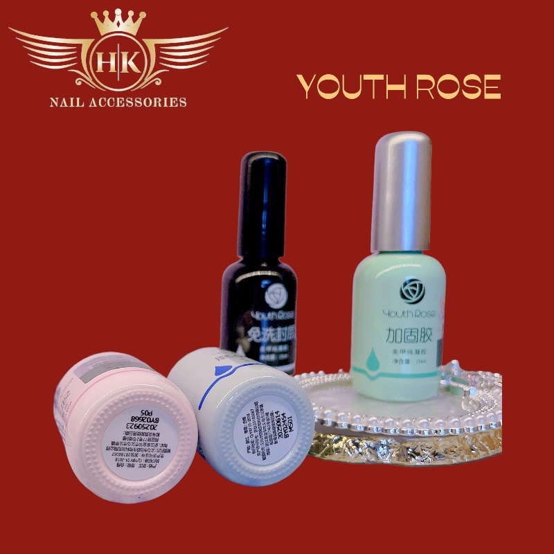 Base top hoa hồng HK NAIL ACCESSORIES chính hãng