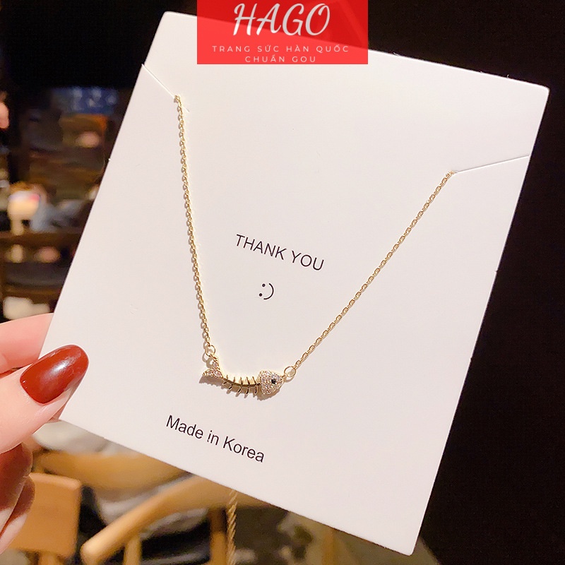 Dây chuyền nữ HAGO Accessories vòng cổ phụ kiện trang sức đẹp