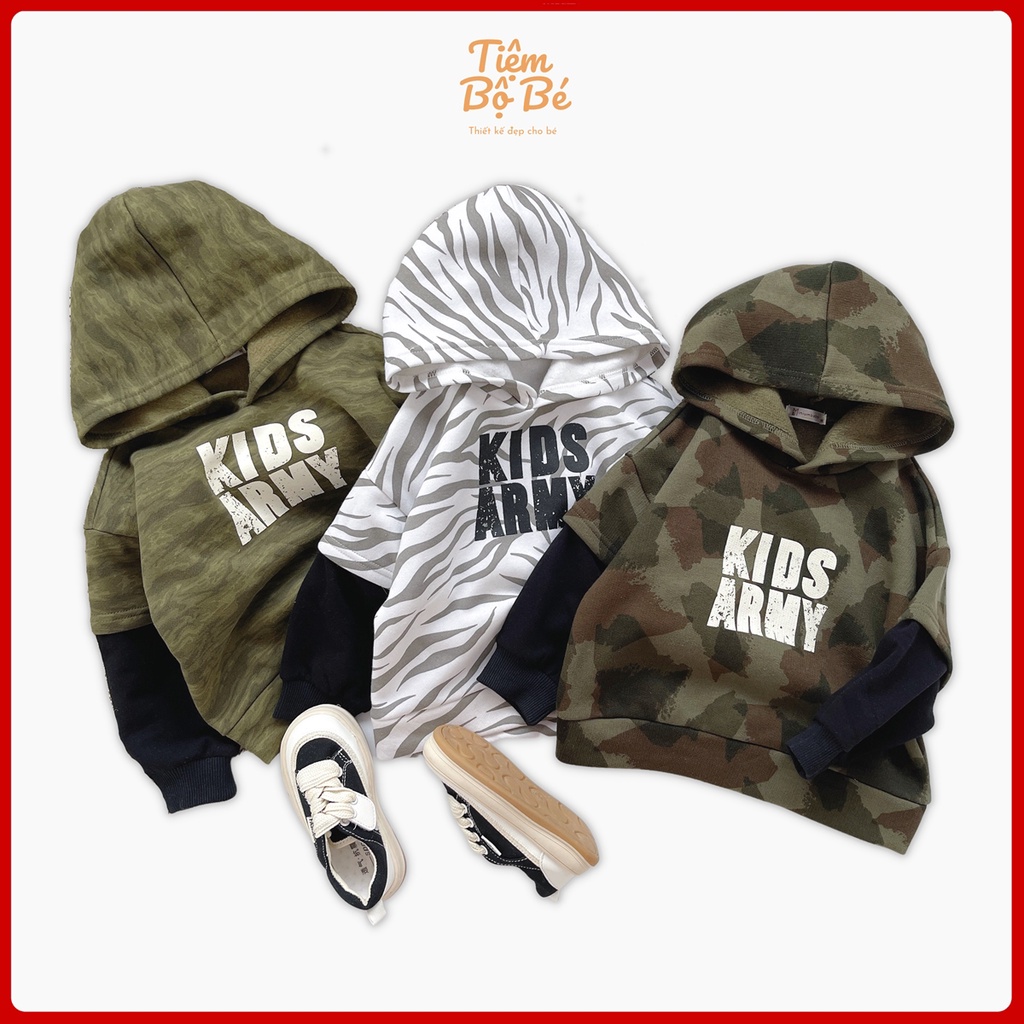 Áo hoodie cho bé sành điệu, Quần áo trẻ em, đồ cho bé trai/gái có mũ thu đông dài tay-A1363, SB1405