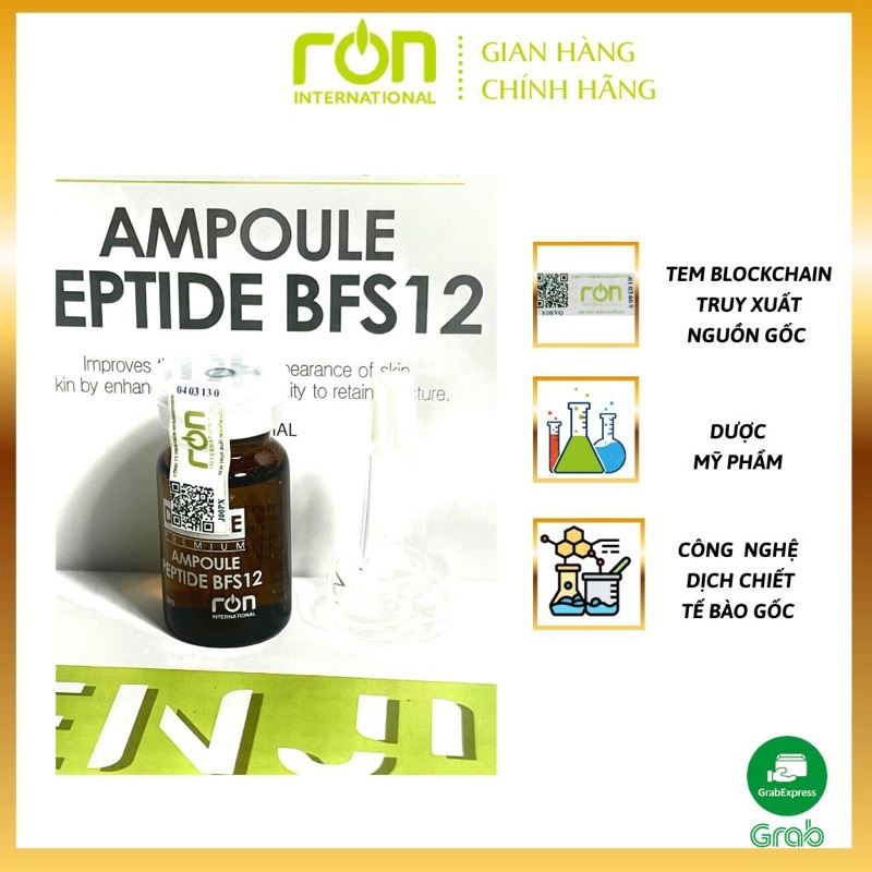 Tế Bào Gốc Dr.Fcae BFS 12 Tái Tạo Da, Nuôi dưỡng tế bào/ Ampoule Peptide BFS12 .8ml