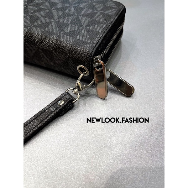 ★ VÍ DÀI CẦM TAY 2 TẦNG VỪA ĐIỆN THOẠI DA PU PHÙ HỢP NAM NỮ