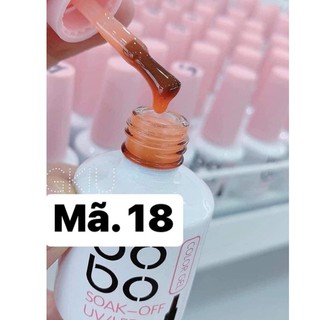Sơn thạch Bo Bo tông màu Cam nude chất xịn bao mướt mịn chai lớn chính hãng N.P Nails