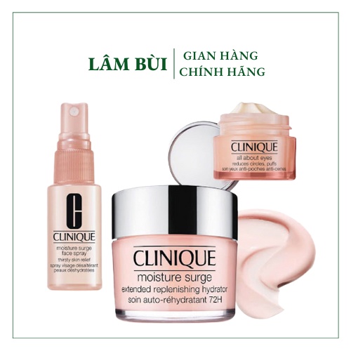 Set dưỡng ẩm CLINIQUE ULTRA HYDRATION 3 sản phẩm DATE 2023