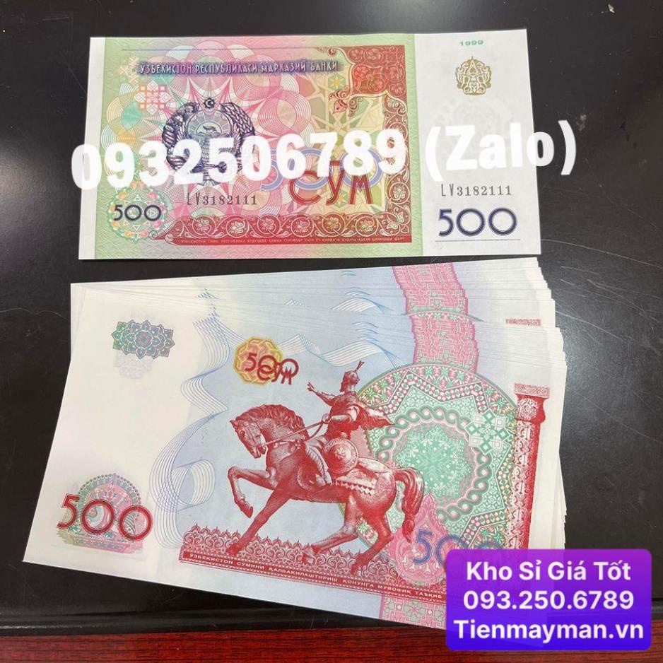 ⭐HÓT⭐ Sỉ Combo 10 Tờ Tiền Sưu Tầm Con Ngựa Mã Đáo Thành Công Uzbekistan, Phong Thuỷ May Mắn