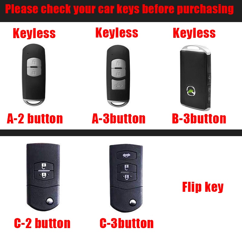 Ốp Chìa Khóa Xe Hơi mazda Bằng Silicon Và Kim Loại