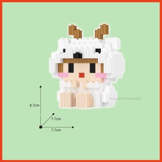 [SALE SỐC] Lego mô hình lắp ráp  3D loại 12 con giáp mini