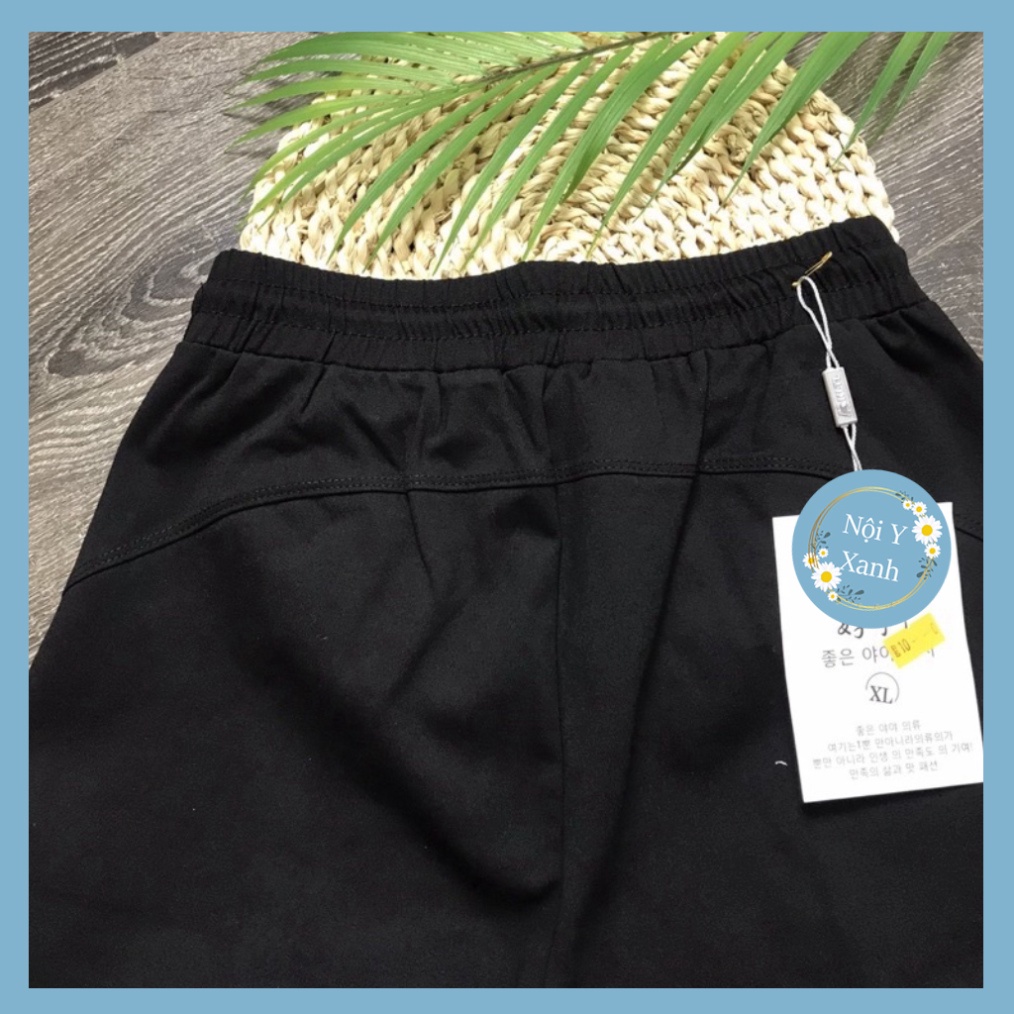 Quần Thể Thao Nữ VNXK Quần Umi Hàn Đen Trơn Thiết Kế Gân Mong Sau Tôn Dáng nội y xanh -  chất đẹp