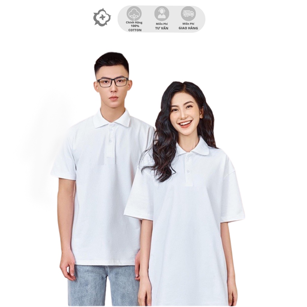 Áo Polo Form Rộng TNC - Nữ Nam Cotton Cá Sấu Dày Mịn Mát - Chuẩn Unisex Shirt Local Streetwear Brand Việt Nam