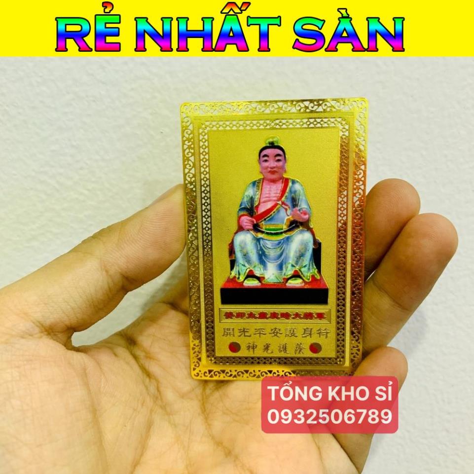[Thẻ Kim Loại] Kim Bài Thái Tuế 2023 hoá giải điều khôn may mắn nhét ví [đã khai quang]