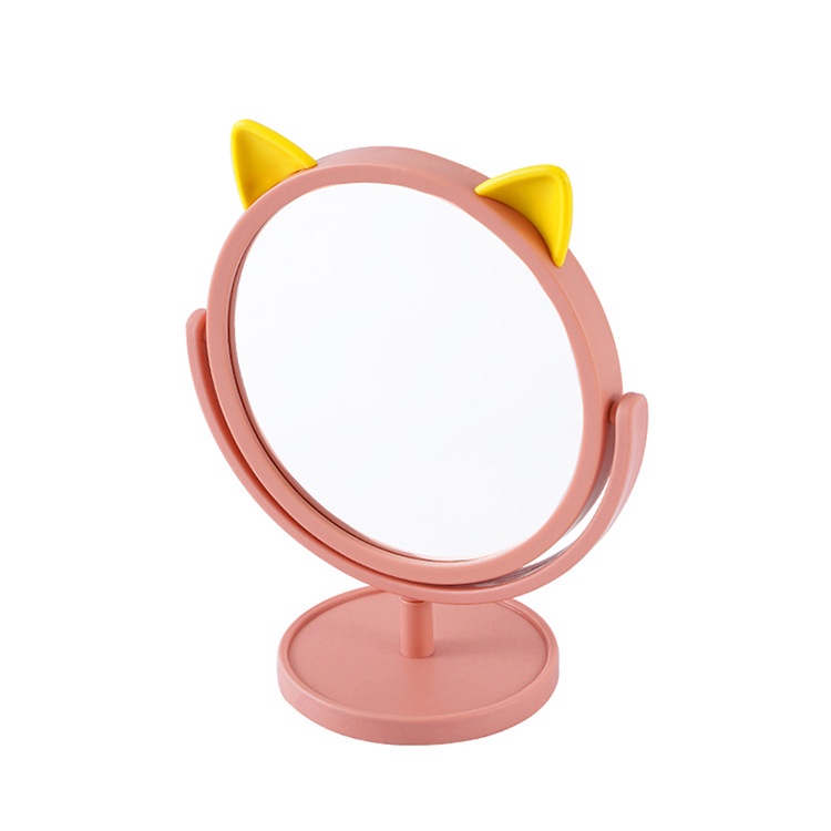 Gương Để Bàn, Gương Cầm Tay Hình Tai Mèo Nhiều Màu Sắc Dễ Thương
