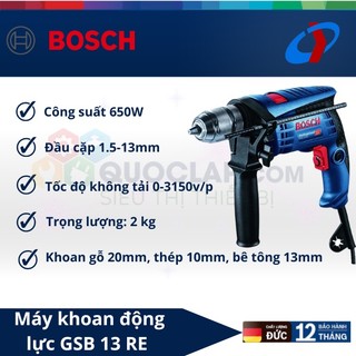 [Chính hãng] Máy khoan động lực GSB 13 RE - Bosch chính hãng