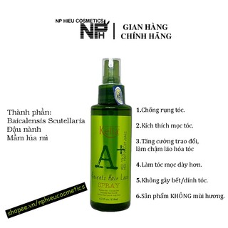 Xịt mọc tóc chống rụng tóc Kella 120ml