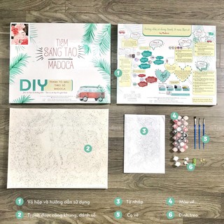 Tranh sơn dầu số hóa Bến Xuân 28 (Có khung)