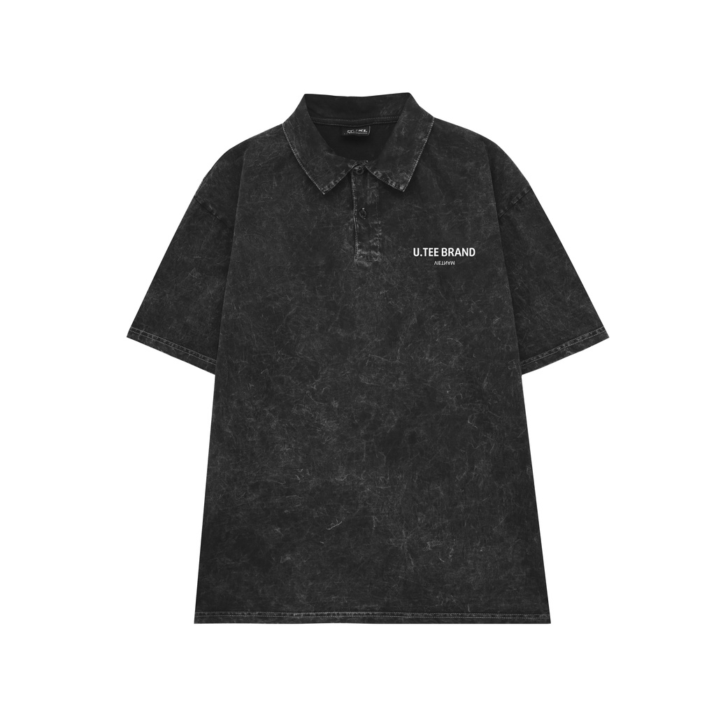 Áo Polo Wash Unisex Nam Nữ Chất Liệu 100% Thun Cotton Lạnh Mẫu U.tee Cực Cute