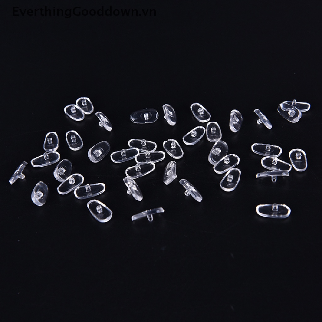 Everthinggooddown 50 Cặp Đệm Mũi Silicon Hình Oval Cho Mắt Kính Mới vn