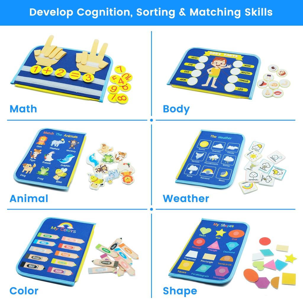 Bảng Đồ Chơi Giáo Dục Theo Phương Pháp Montessori Cho Bé