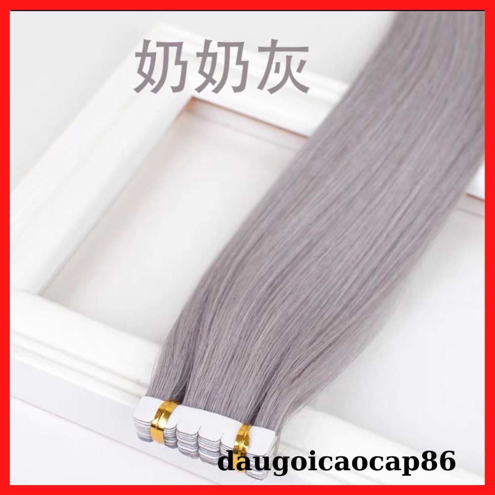 Tóc giả line dán làm từ sợi protein, Tóc giả highlight nối dài tạo light tóc cho nữ