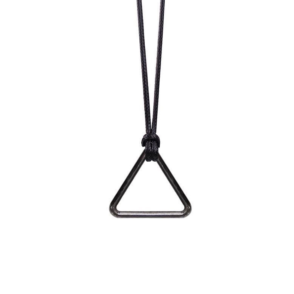 Vòng Cổ Choker Da Mặt Tam Giác Hóa Trang Cưa Máy Denji Pochita
