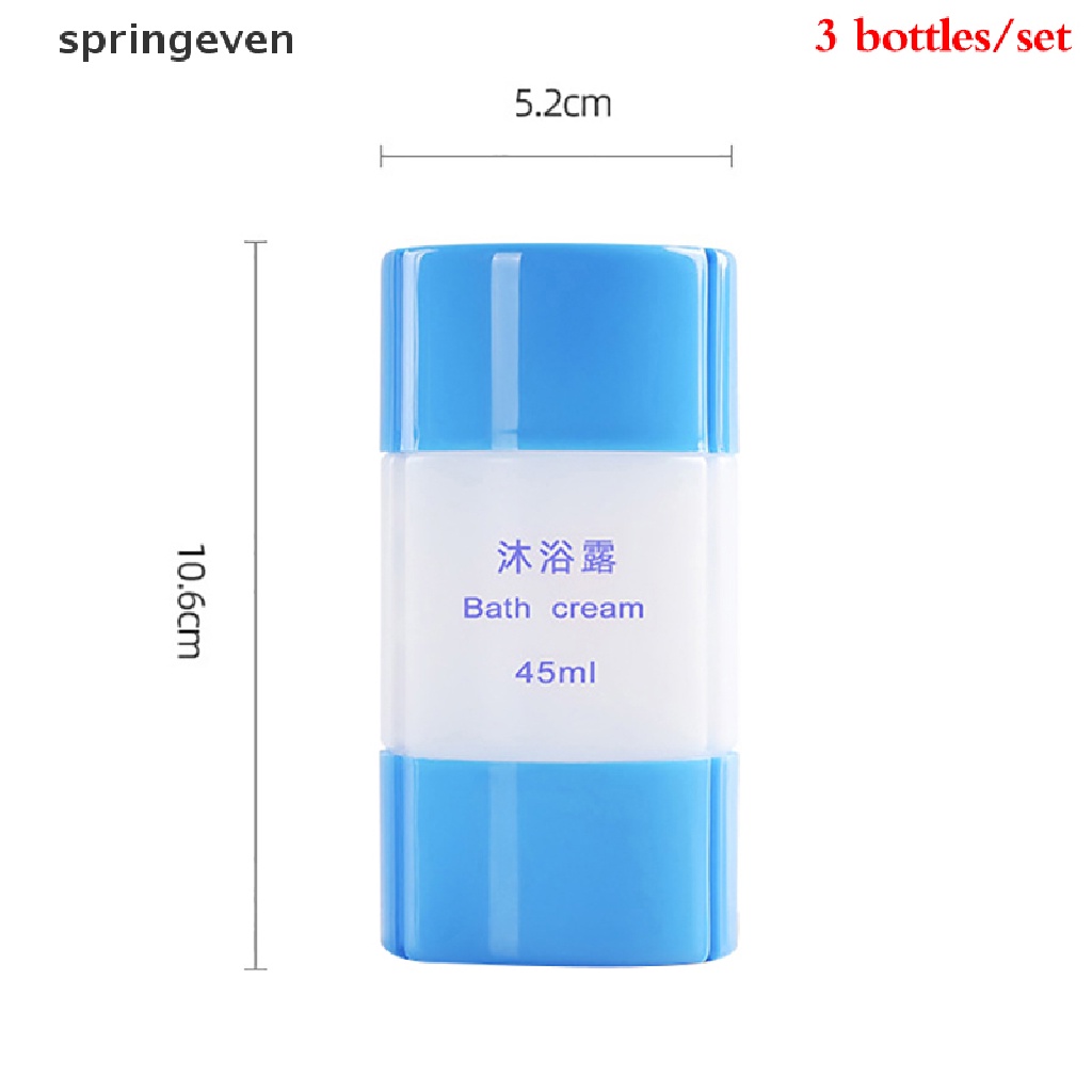 Bộ Chai Chiết Mỹ Phẩm / Dầu Gội / Sữa Tắm 3 Trong 1 Tiện Dụng Khi Đi Du Lịch