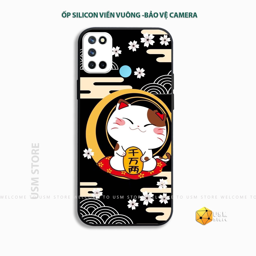 Ốp lưng Mèo Thần Tài OPPO Realme Narzo 30A / Realme C35 / Realme NARZO 50A Prime / Realme GT NEO3 / Realme 7i / Realme Q
