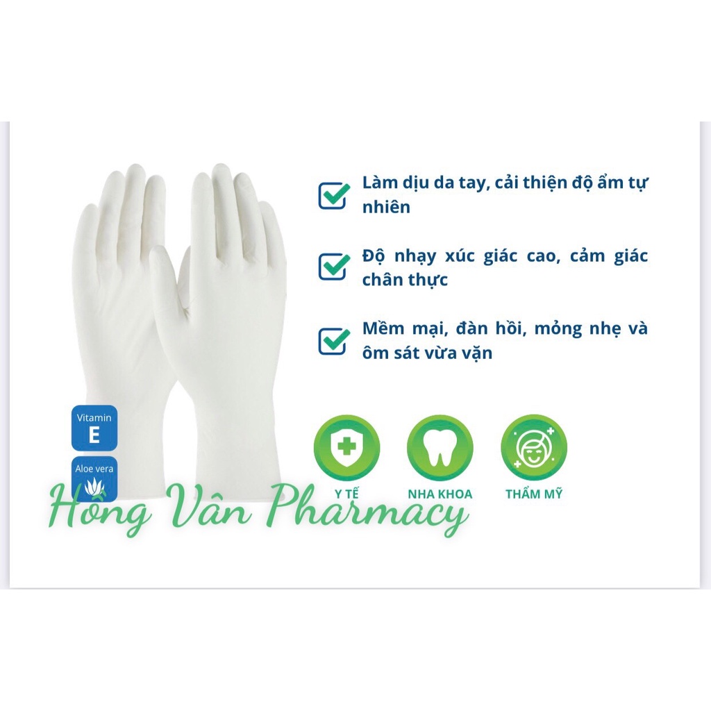 Găng Tay Y Tế Không Bột NITRILE 100 chiếc - Chuyên Dùng Trong Y Tế, Spa, Thẩm Mỹ Viện, Chế Biến Thực Phẩm