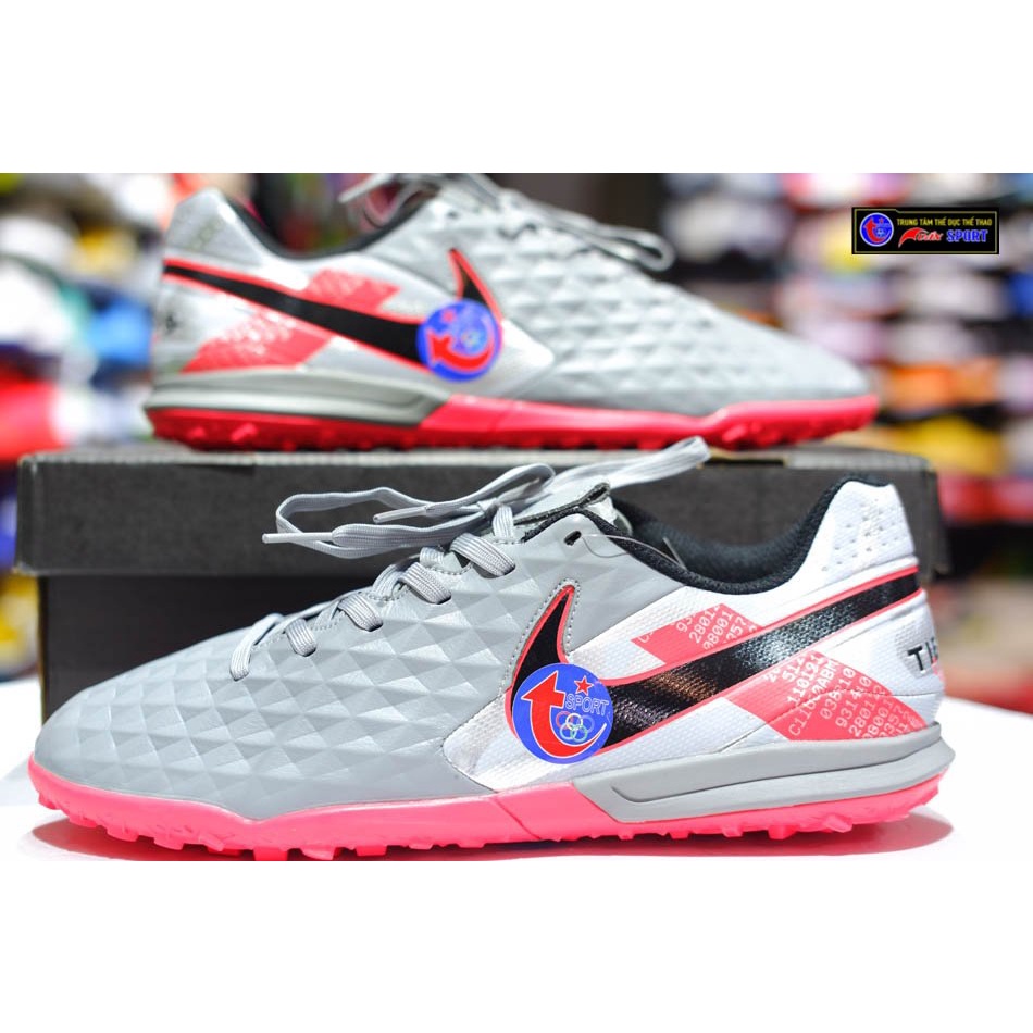 Giày đá bóng Tiempo Legend VIII Club TF - Xám(size 39-45)