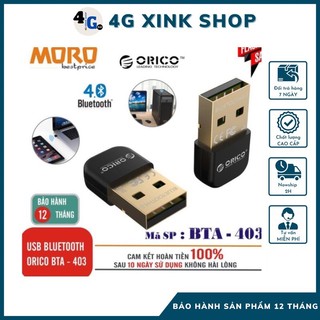 Thiết bị thu usb bluetooth orico bta-403 - hàng chính hãng 4g xink shop