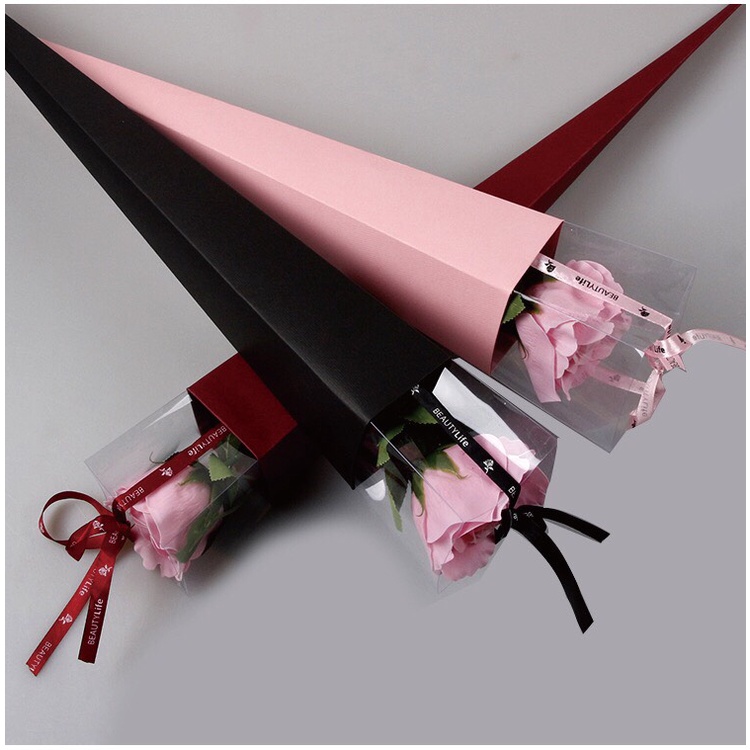 Hộp 1 bông hoa sáp, hoa nhũ tặng thầy cô, người yêu