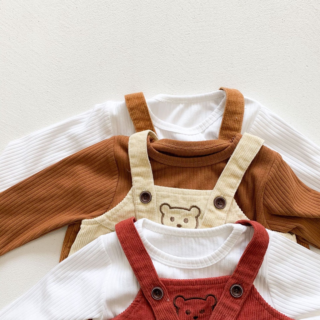 Yếm váy nhung cho bé gái Hàn quốc ( không kèm áo )