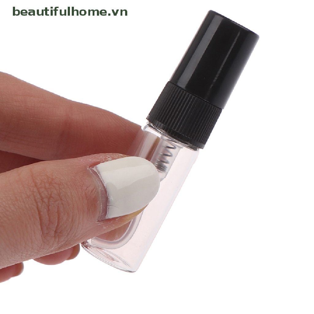 1 Lọ Thủy Tinh Rỗng Mini Có Thể Bơm Lại Dùng Đựng Mỹ Phẩm