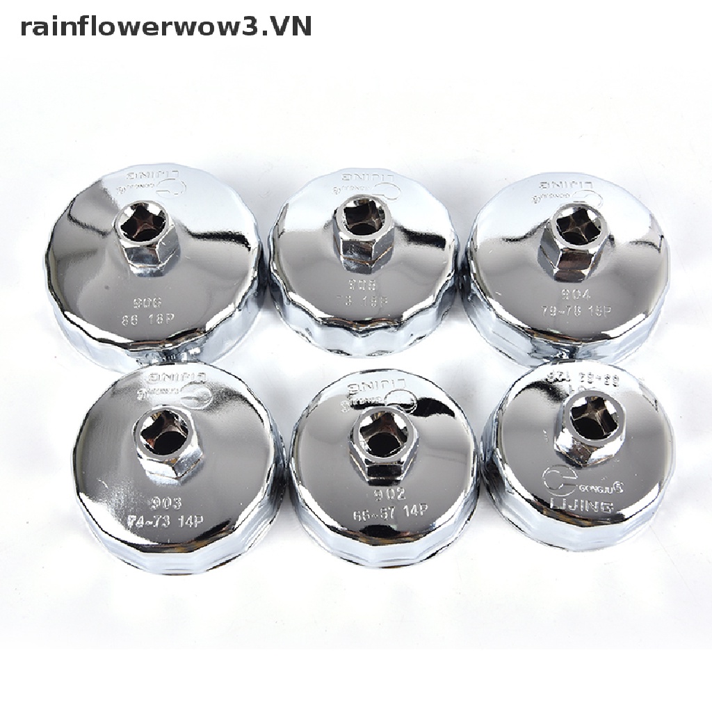 Nắp Lọc Dầu 14 Rãnh Vuông 1 / 2 65mm ~ 86mm Chuyên Dụng Phụ Kiện Chuyên Dụng Chất Lượng