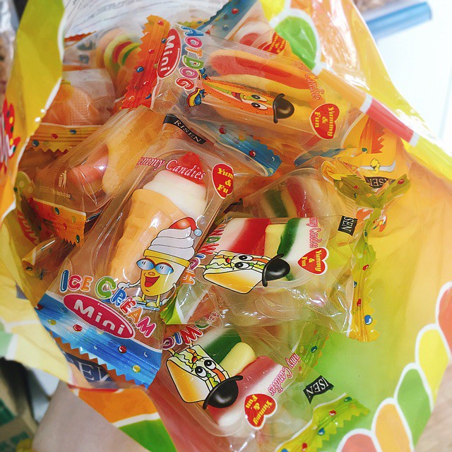 3 GÓI KẸO DẺO HAMBURGER GUMMY RISEN  GÓI 350G