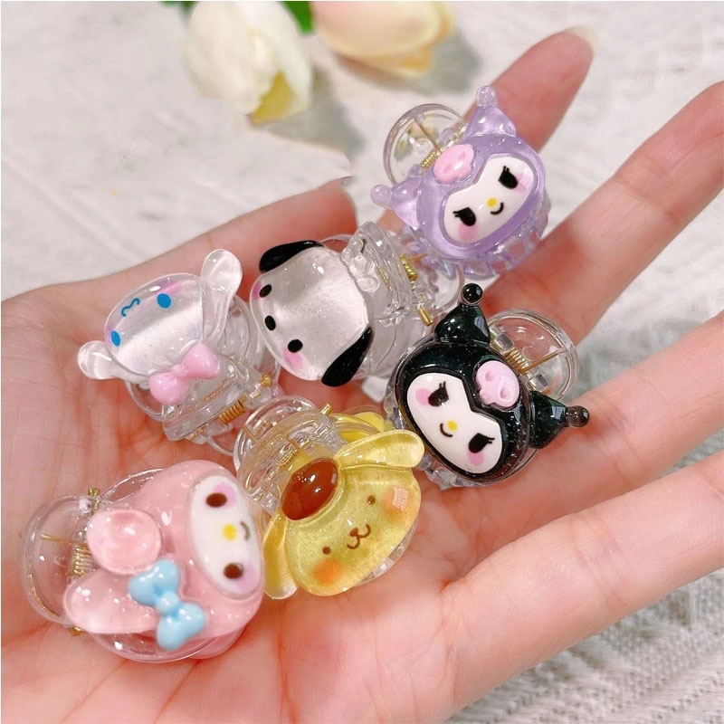 Kẹp Tóc Móng Vuốt Nhỏ Hình Kuromi My Melody Dễ Thương Cho Bé Gái