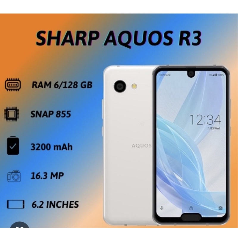 Màn hình sharp Aquos R3