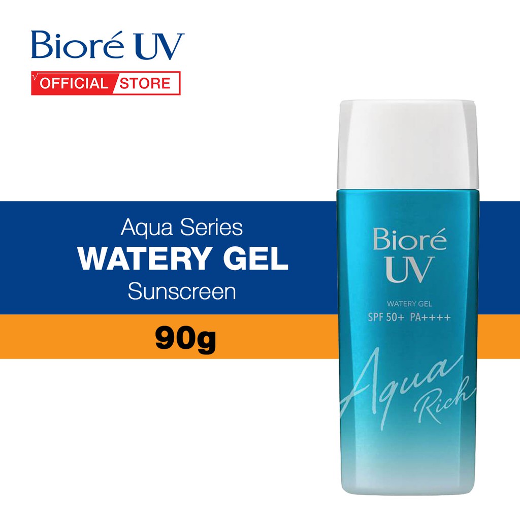 Kem chống nắng Biore UV Aqua Rich Watery Essence/ ProTect Lotion/ Gel SPF 50+/ PA++++ 90ml